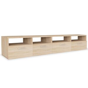 vidaXL 2 Stk. TV-Schränke Holzwerkstoff 95x35x36 cm Eiche
