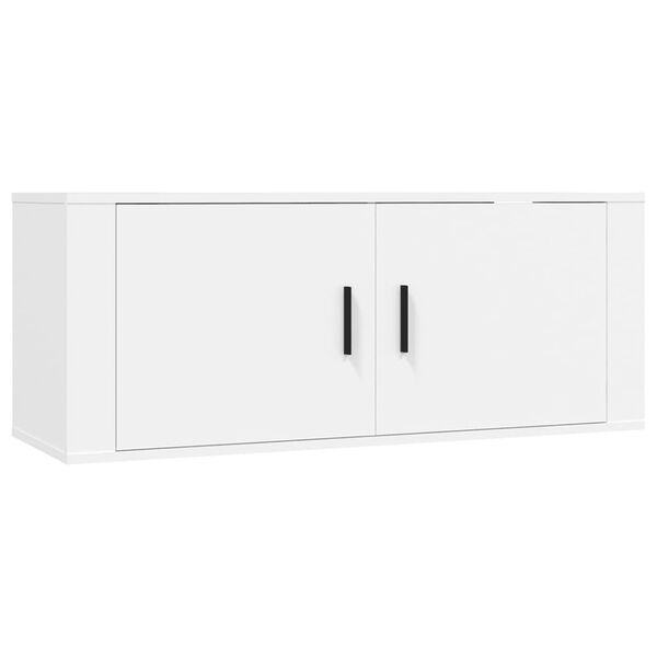 vidaXL TV-Wandschrank Wei&szlig; 100x34,5x40 cm