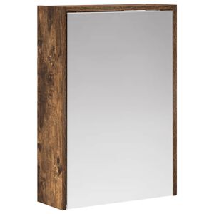 vidaXL Badezimmerspiegelschrank Ger&auml;ucherte Eiche 43 x 16 x 62.5 cm