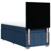 vidaXL Boxspringbett mit Matratze Blau 100x200 cm Stoff