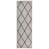vidaXL Shaggy-Teppich PAMPLONA Hochflor Beige & Anthrazit 80x250 cm
