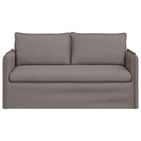 vidaXL Sofa Taupe Gesamtabmessungen: 156 x 82 x 85 cm (B x T x H) Samt