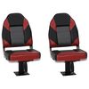 vidaXL Bootssitze mit Podest 2 Stk. 360&deg; Drehbar