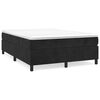 vidaXL Boxspringbettgestell Schwarz 140x200 cm Samt