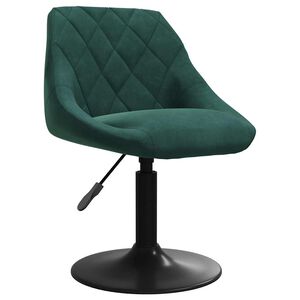 vidaXL Barhocker Dunkelgr&uuml;n Samt