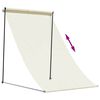 vidaXL Markise Einziehbar Creme 100x150 cm Stoff und Stahl