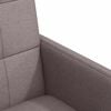 vidaXL Esszimmerst&uuml;hle mit Rollen 2 pcs Taupe 58 x 65 x 94 cm Stoff