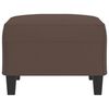 vidaXL Fu&szlig;hocker Braun 70x55x41 cm Kunstleder