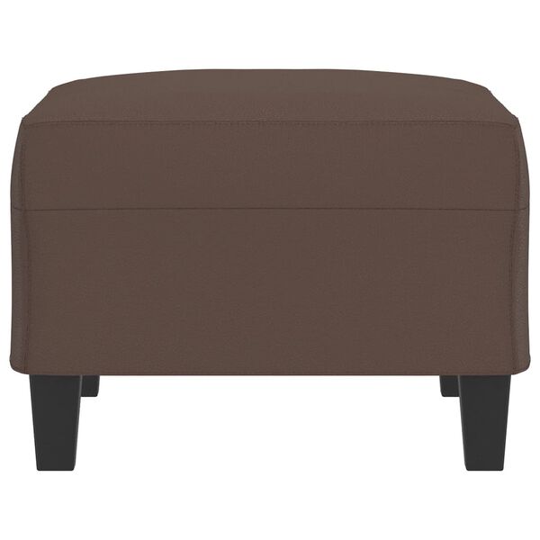 vidaXL Fu&szlig;hocker Braun 70x55x41 cm Kunstleder