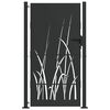 vidaXL Gartentor 110 x 180 cm Pulverbeschichteter Stahl Abschlie&szlig;bar