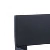 vidaXL Bettgestell mit LED Schwarz Kunstleder 100x200 cm