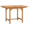vidaXL 5-tlg. Garten-Essgruppe Massivholz Teak