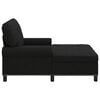 vidaXL Lounge-Liege mit Kissen Schwarz 91 x 157 x 91 cm Stoff