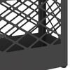 vidaXL Sonnenschirmhalter mit Speicher Schwarz 28 x 12 x 41 cm Stahl