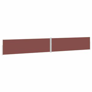 vidaXL Ausziehbare Seitenmarkise 170x1200 cm Braun