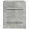 vidaXL Waschbeckenunterschrank Beton Grau 38,5 x 41 x 48 cm