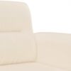 vidaXL 2-Sitzer-Sofa Beige 120 cm Mikrofasergewebe