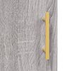 vidaXL Highboard Grau Sonoma 34,5x34x180 cm Holzwerkstoff