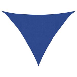 vidaXL Sonnensegel 160 g/m&sup2; Dreieckig Blau 4x4x5,8 m HDPE