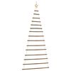 vidaXL H&auml;ngender Weihnachtsbaum mit Sternspitze 100x210 cm Naturzweig