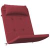 vidaXL Adirondack-Auflagen 2 Stk. Weinrot Oxford-Gewebe