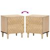 vidaXL Nachttisch 40x33x46 cm Massivholz Mango