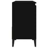 vidaXL Badschrank Schwarz 65x33x60 cm Holzwerkstoff
