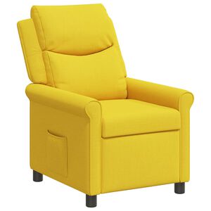 vidaXL Liegestuhl Helles Gelb 69 x 93 x 102 cm Stoff