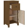vidaXL Sideboards 2 Stk. Honigbraun 40x35x80 cm Massivholz Kiefer