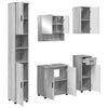 vidaXL Badezimmerm&ouml;bel-Set 5 stk. Graues Sonoma 61 x 35 x 64 cm