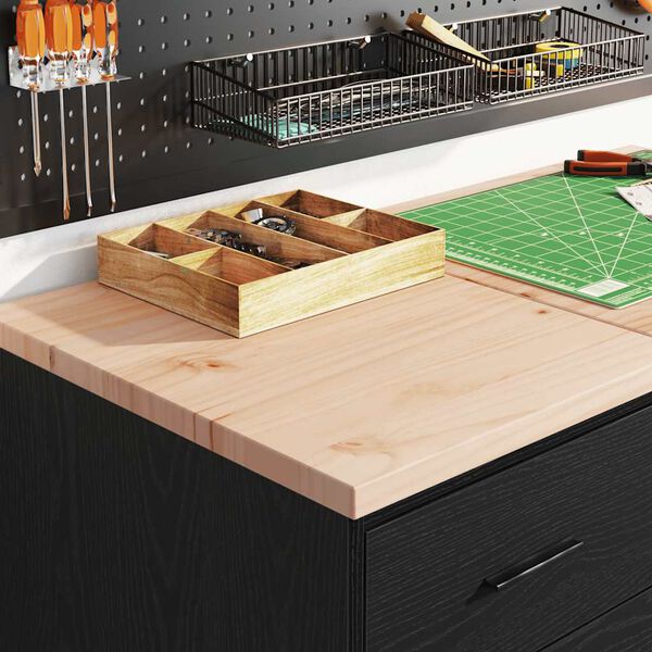 vidaXL Garagenschr&auml;nke 2 Stk. Schwarz Holzwerkstoff