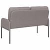 vidaXL Sofas mit Kissen 110cm Taupe Sperrholz