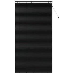 vidaXL Venezianische Jalousie Schwarz 125 x 250 cm 35 mm