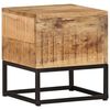 vidaXL Beistelltisch 30x30x33 cm Raues Mangoholz