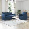 vidaXL Sofa 2 pcs Blau Gesamtabmessungen: 156 x 82 x 85 cm (B x T x H)
