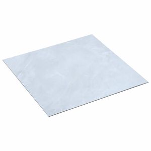 vidaXL Bodenplanken Wei&szlig; 5,11 m&sup2; 55 Stk. PVC