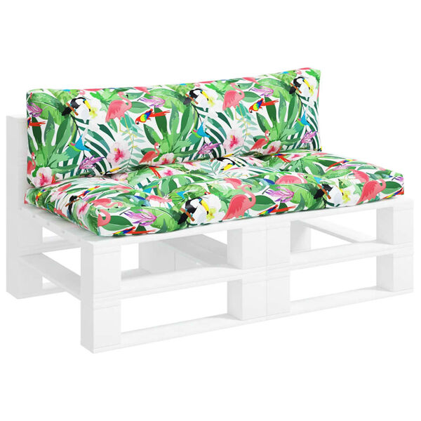 vidaXL Palettenkissen 2 Stk. Mehrfarbig Oxford-Gewebe