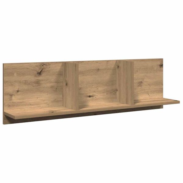 vidaXL Wandschrank 100x16,5x30 cm Artisan-Eiche Holzwerkstoff