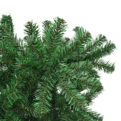 vidaXL Künstlicher Weihnachtsbaum mit Ständer Umgekehrt Grün 210 cm