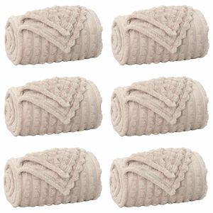 vidaXL Wohndecken 6 stk. Beige 200 x 150 cm 4.75 kg Fleece