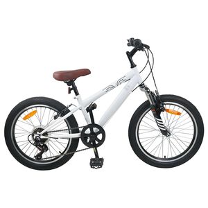 vidaXL Kids Mountain Bike 20 Zoll 6-Speed f&uuml;r 5-8 Jahre alt Wei&szlig;