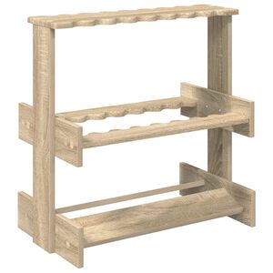 vidaXL Billardqueue-St&auml;nder Holzwerkstoff 60 x 35 x 60 cm Sonoma
