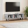 vidaXL TV-St&auml;nder Beton Grau 100 x 35 x 35 cm Holzwerkstoff