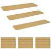 vidaXL Stufenmatten 15 stk. 76 x 20 cm Beige Polyester Rechteckig