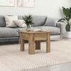 vidaXL Couchtisch Artisan-Eiche 55 x 55 x 42 cm Holzwerkstoff