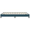 vidaXL Boxspringbett ohne Matratze Dunkelblau 140x210 cm Samt