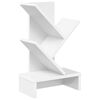 vidaXL Baumb&uuml;cherregal 3-st&ouml;ckig 30 x 18 x 48 cm Holzwerkstoff Wei&szlig;