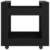 vidaXL Schreibtischwagen Schwarz Eichen-Optik 60 x 45 x 60 cm