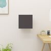 vidaXL TV-Wandschrank Hochglanz-Grau 30,5x30x30 cm