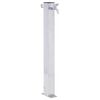 vidaXL Wassers&auml;ule f&uuml;r den Garten 100 cm Edelstahl Quadratisch